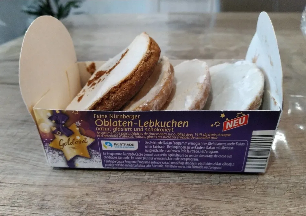 Feine Nürnberger Oblaten Lebkuchen