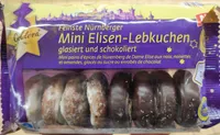 Nürnberger Mini Elisen-Lebkuchen glasiert und schokoliert