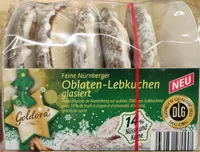 Feine Nürnberger Oblaten-Lebkuchen glasiert