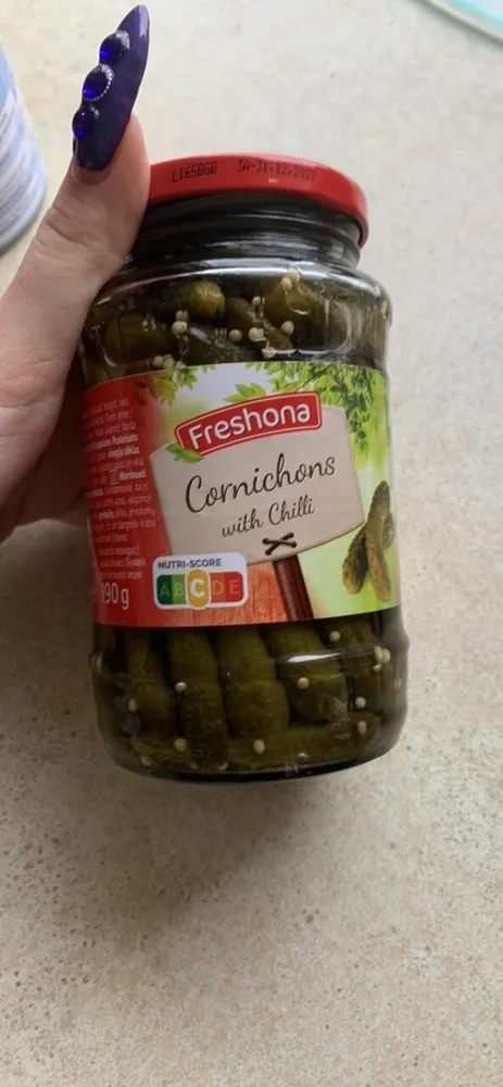 Cornichons mit Chili