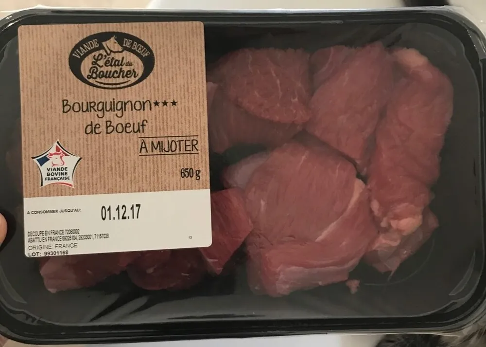 Viande à Bourguignon