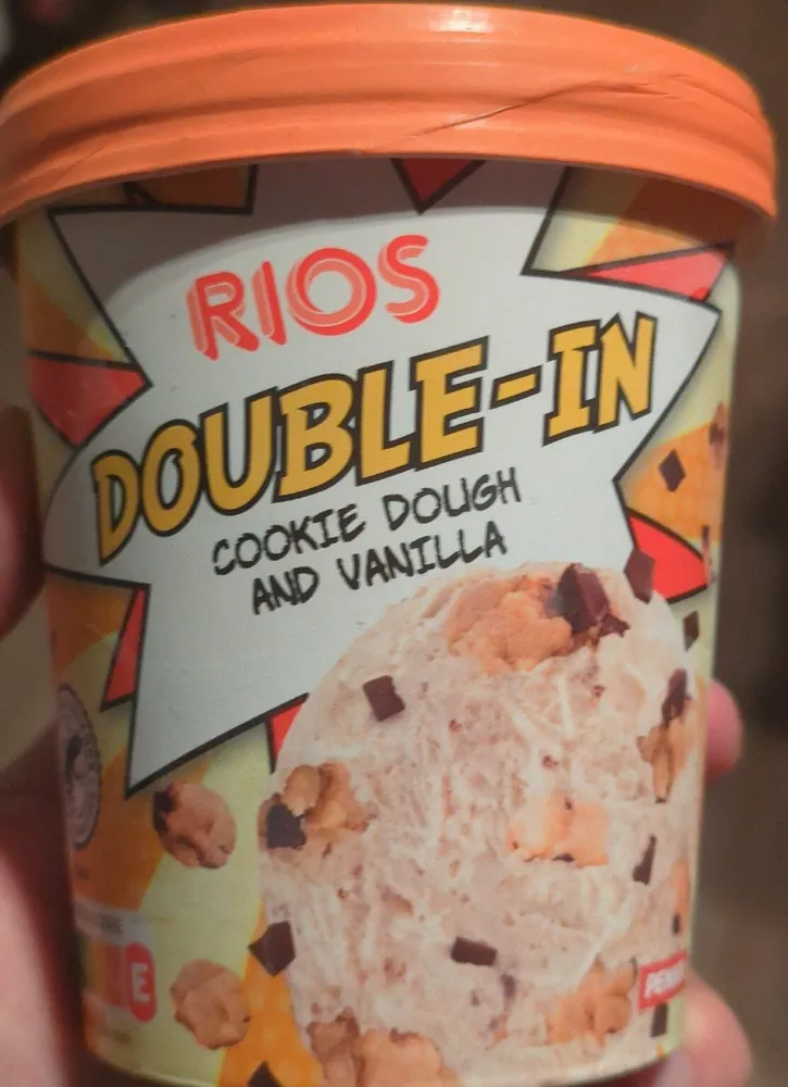 Double-in Cookie dough and vanilla