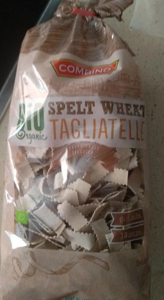 Spelt wheat tagliatelle