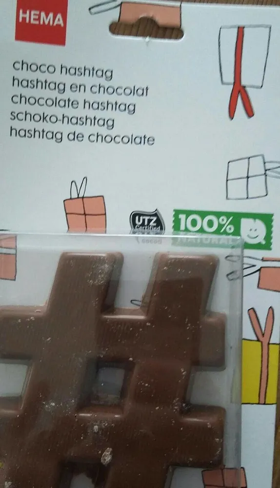 Hastag de chocolat