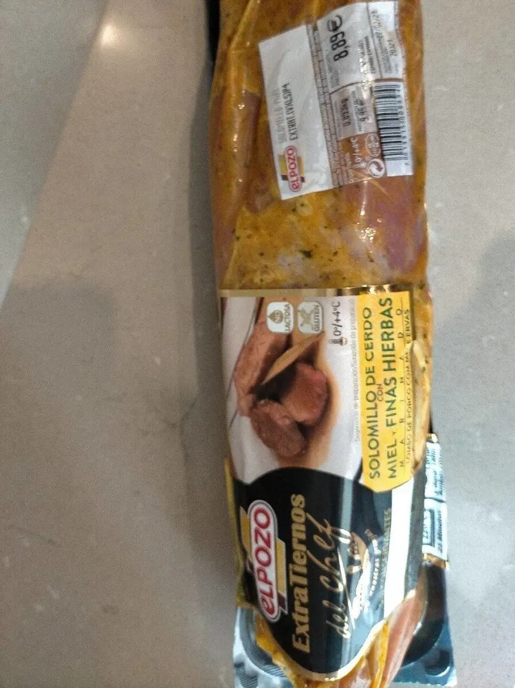 Solomillo de cerdo con miel y finas hierbas