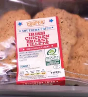 Southern fried chicken breast fillets