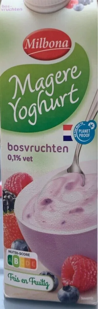 Magere Yoghurt bosvruchten 0,1% vet