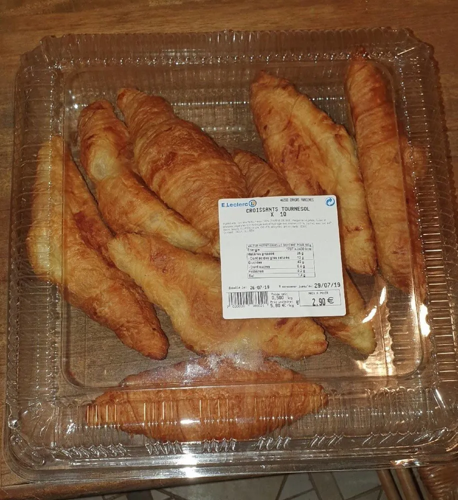 Croissant tournesol × 10