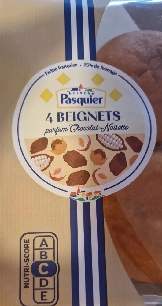 4 beignets parfum chocolat-noisette