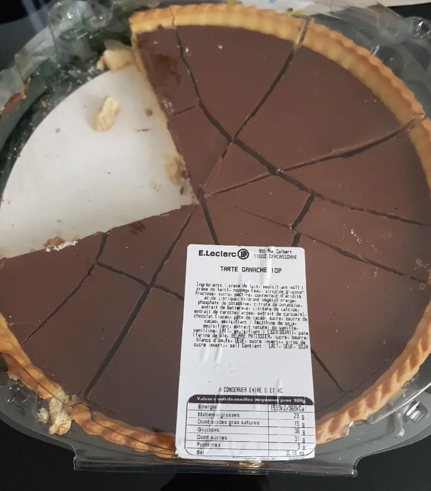 Tarte ganache 10P