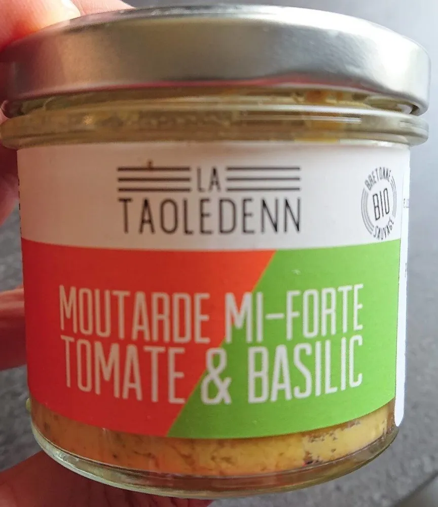 Moutarde mi-forte tomate / basilic