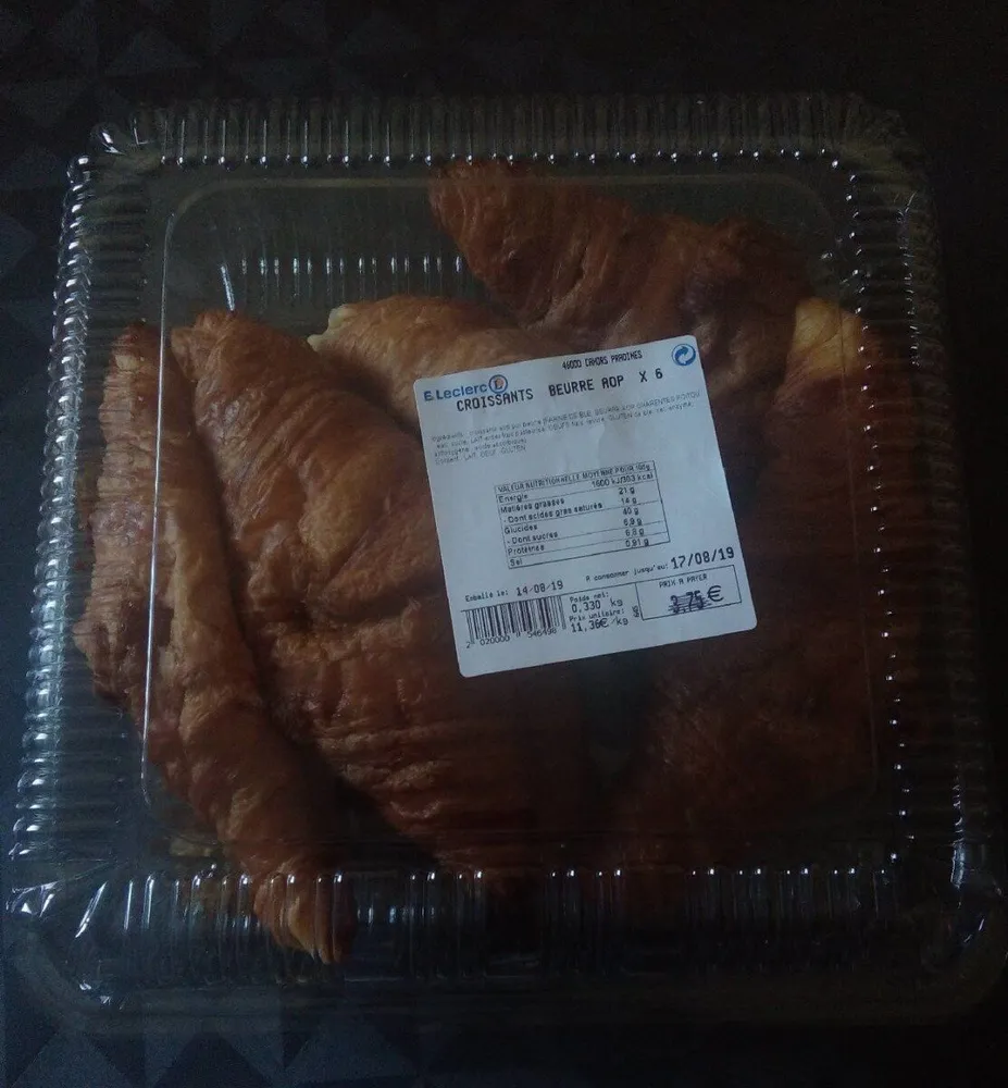 Croissant beurre AOP x6