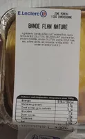 Bande flan nature