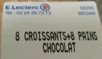 8 croissants + 8 pains chocolat