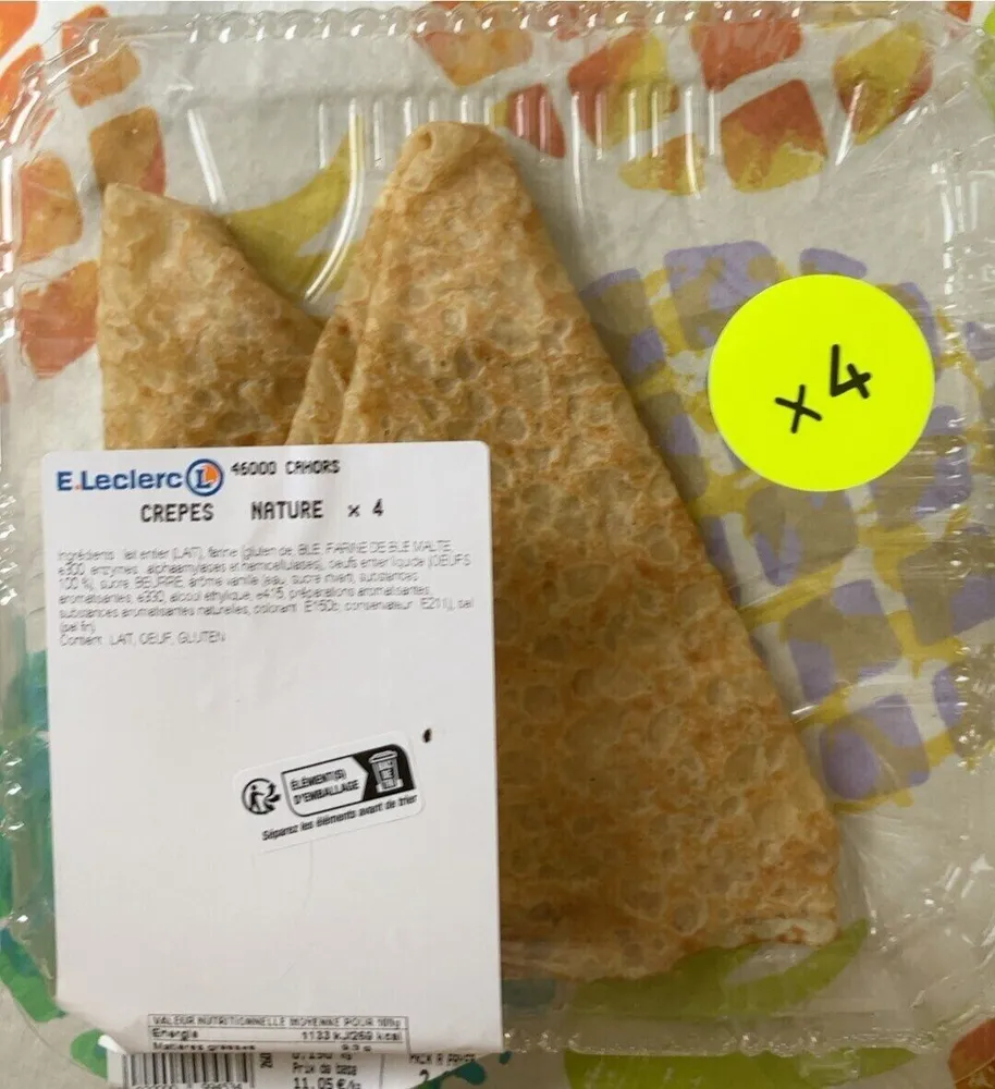 Crêpes Nature