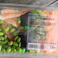 Chirashi saumon crevettes