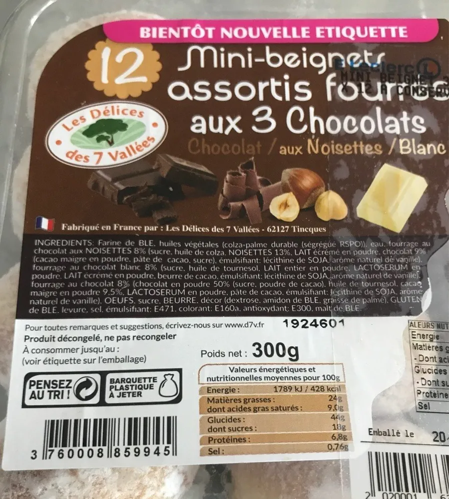 Mini beignets assortis