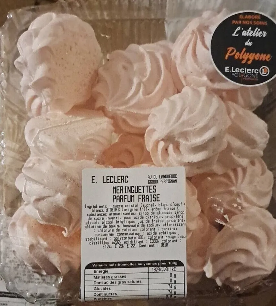 Meriguettes parfum fraise