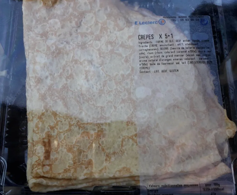 Crepes( ×5+1)