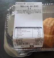 Madeleine au oeufs