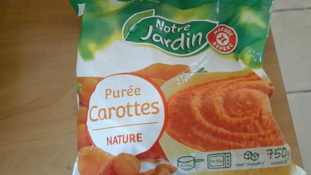 Purée carotte nature