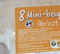 8 mini beignet abricot (produit décongelé)