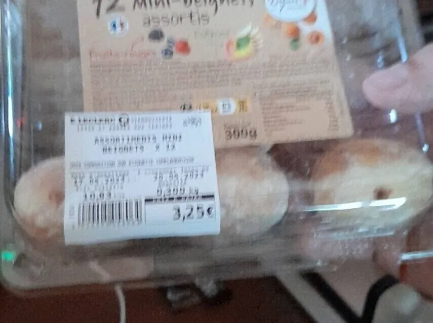 12 mini beignets assortis