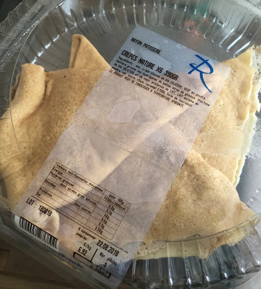 Crepes natures