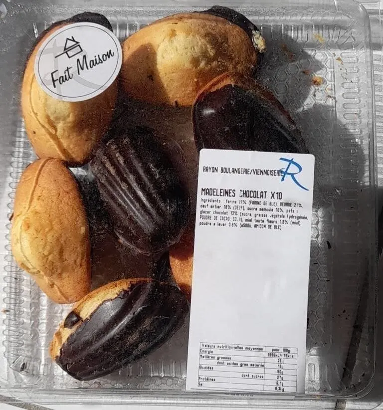 Madeleines chocolat