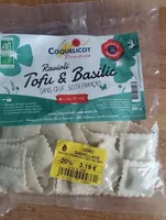 Ravioli tofu et basilic