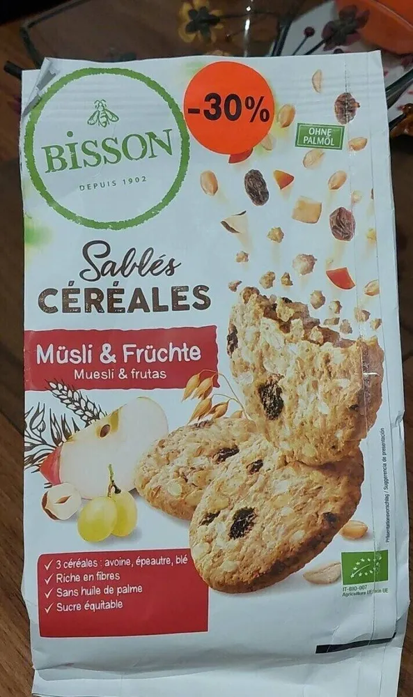 Sablés Céréales