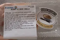 Beignet crème vanille
