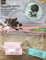Organic raisins