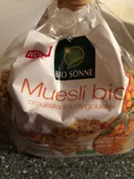 Muesli bio croustillant à l'argousier