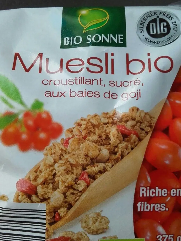 Muesli bio aux baies de goji