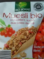 Muesli bio aux baies de goji