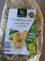 Polenta Bio aux épinards et à l'ail