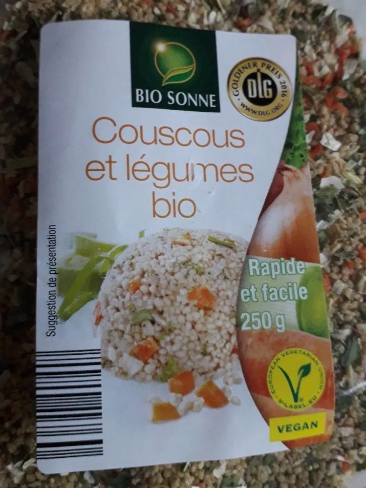 Couscous et légumes bio