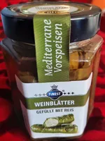 Weinblätter gefüllt mit Reis