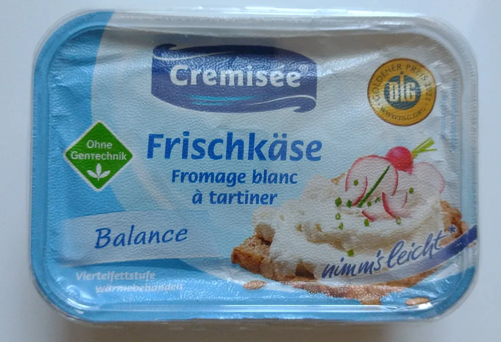 Frischkäse Balance