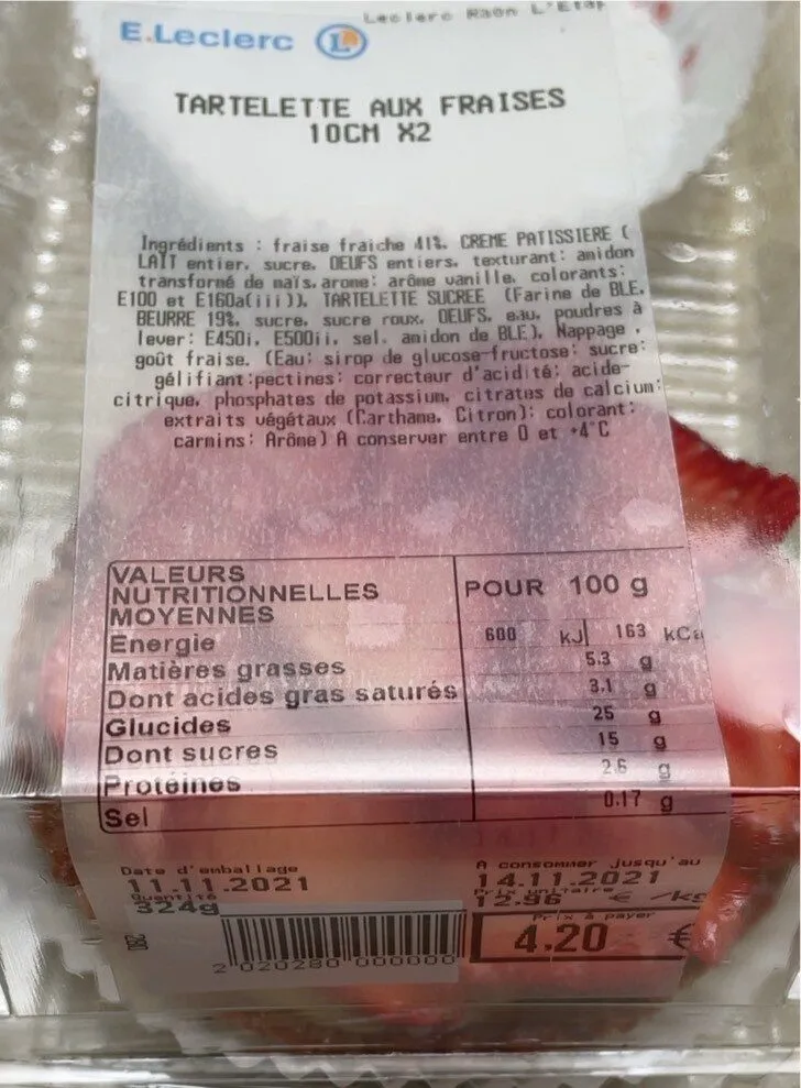 Tartelettes fraise