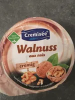Cremisée Frischkäsezubereitung mit Walnuss