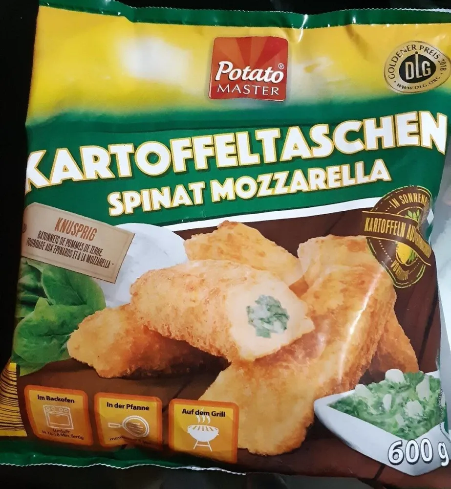 Kartoffeltaschen spinat mozzarella