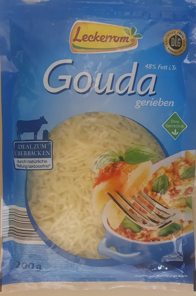 Gouda gerieben