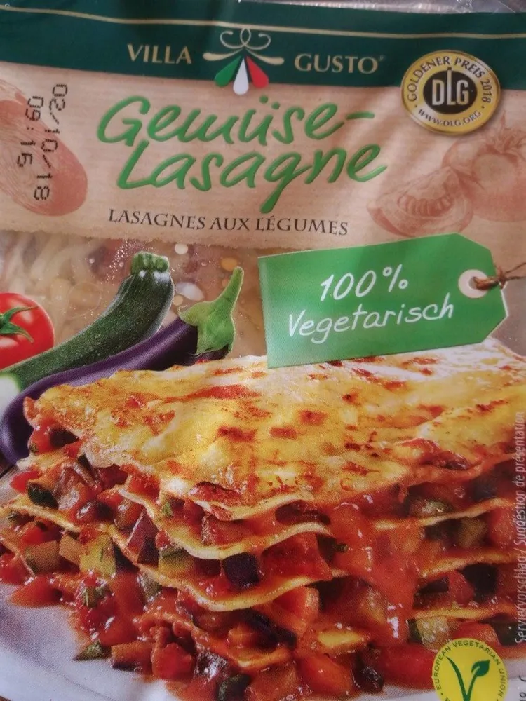 Gemüse-lasagne