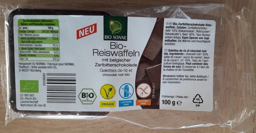 Riz Soufflé Chocolat Noir Bio