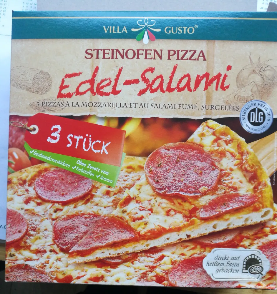 STEINOFEN PIZZA Edel-Salami