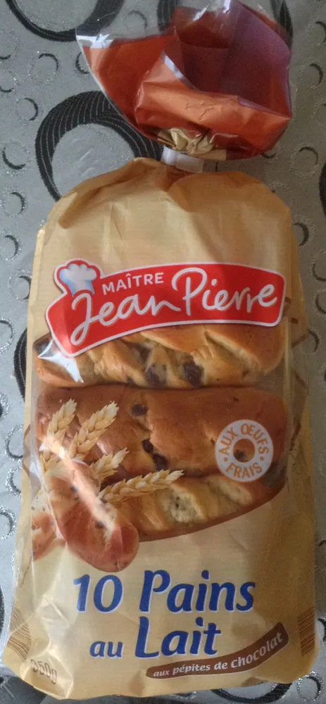 10 Pains au lait aux pépites de chocolat