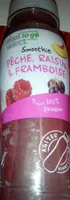 Smoothie Pêche, Raisin, & Framboises