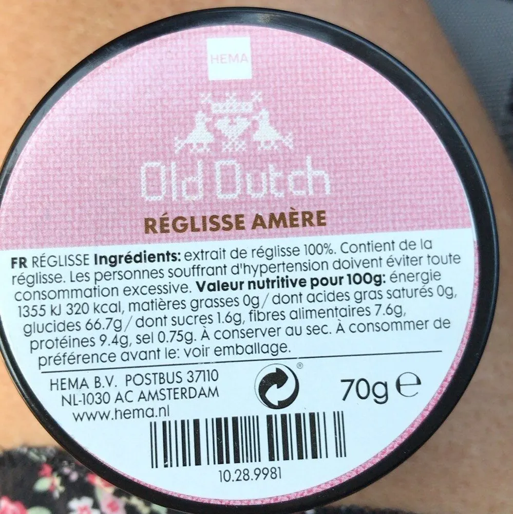 Réglisse amère